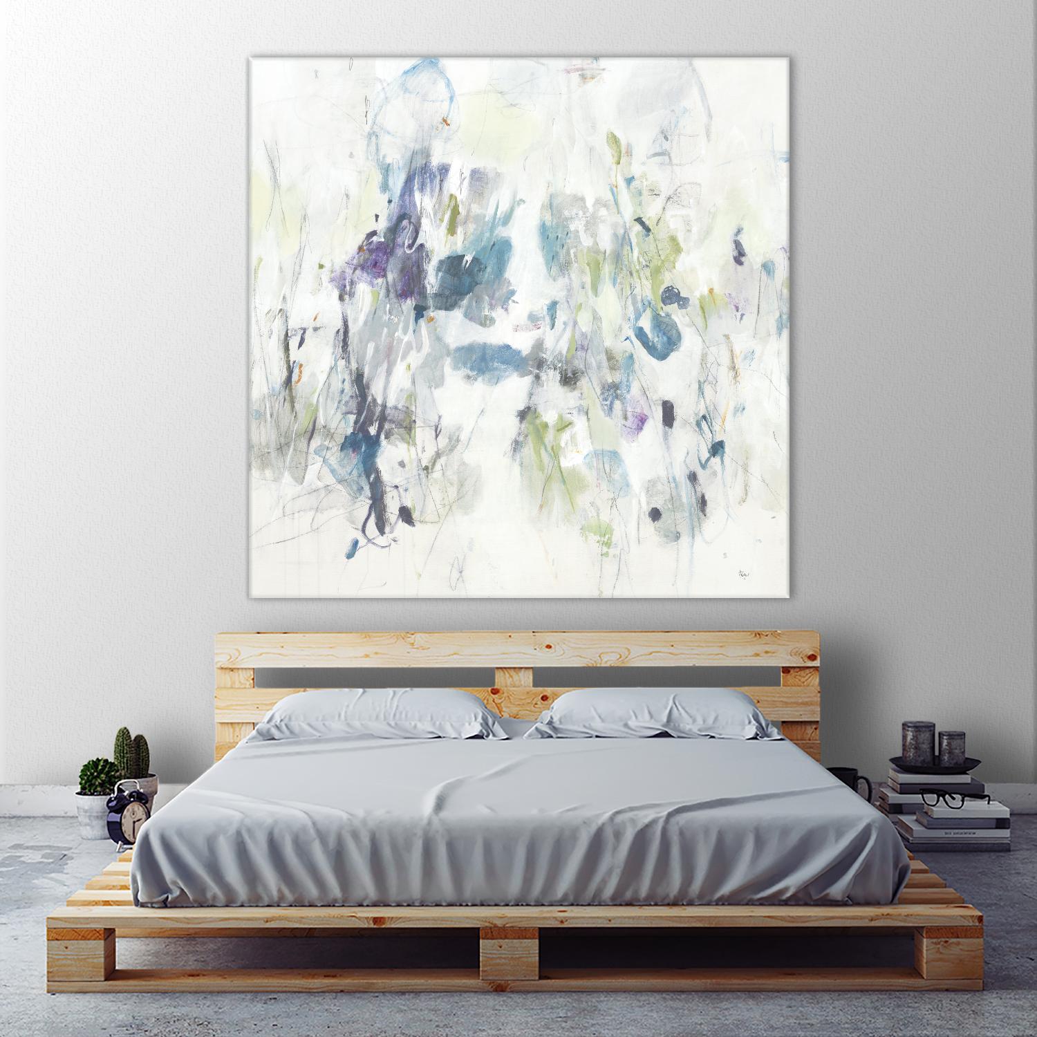 Keep in Touch by Lisa Ridgers on GIANT ART - blues abstract