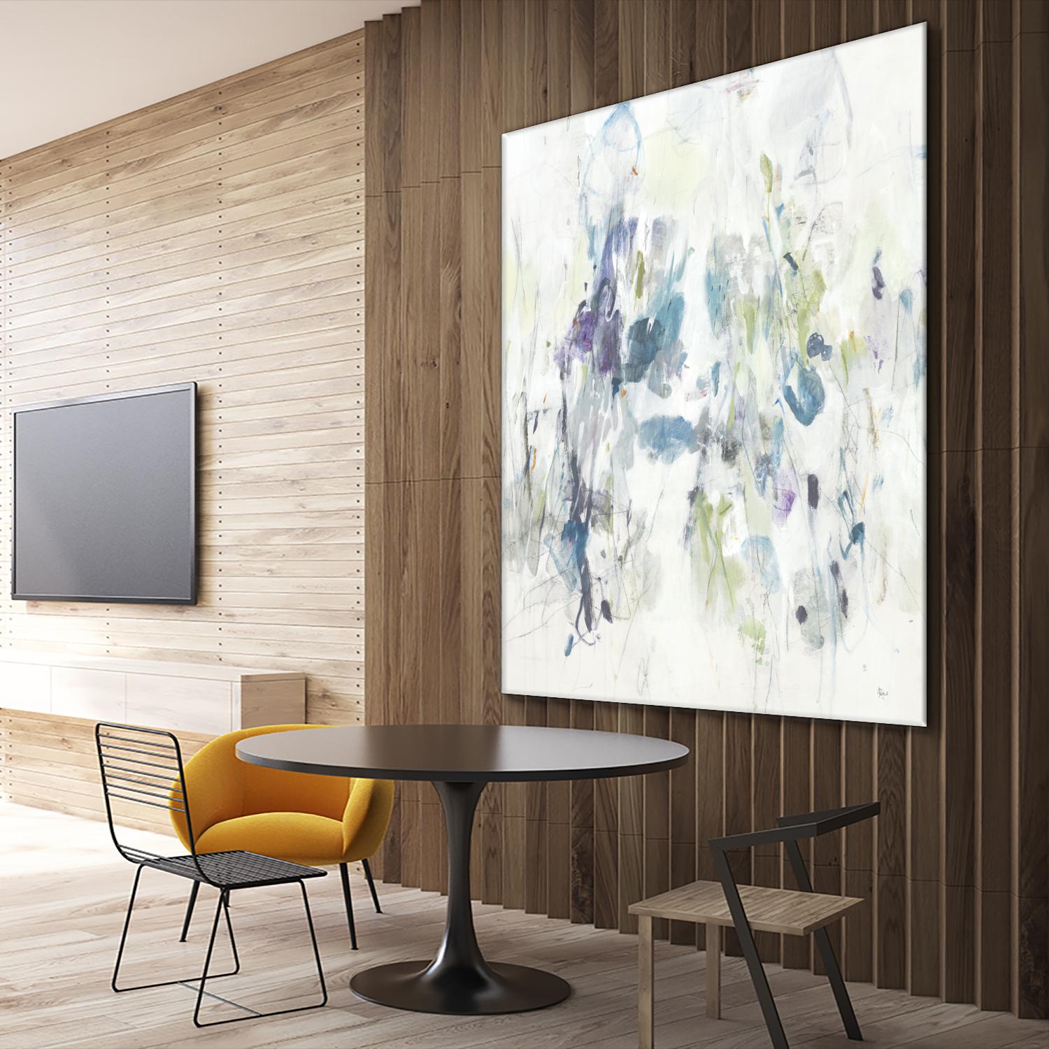 Keep in Touch by Lisa Ridgers on GIANT ART - blues abstract