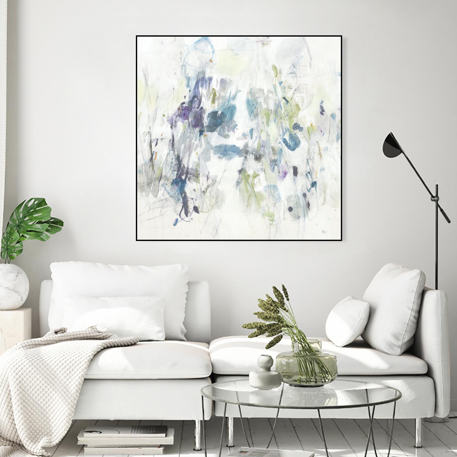 Keep in Touch by Lisa Ridgers on GIANT ART - blues abstract