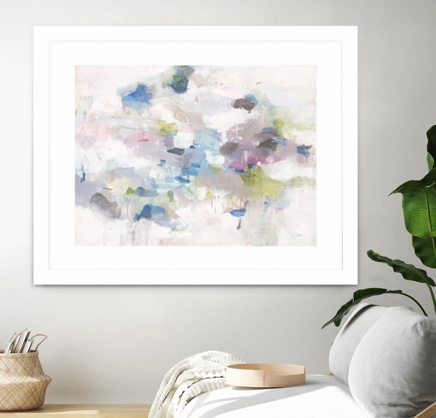 Once Again by Lisa Ridgers on GIANT ART - blues abstract