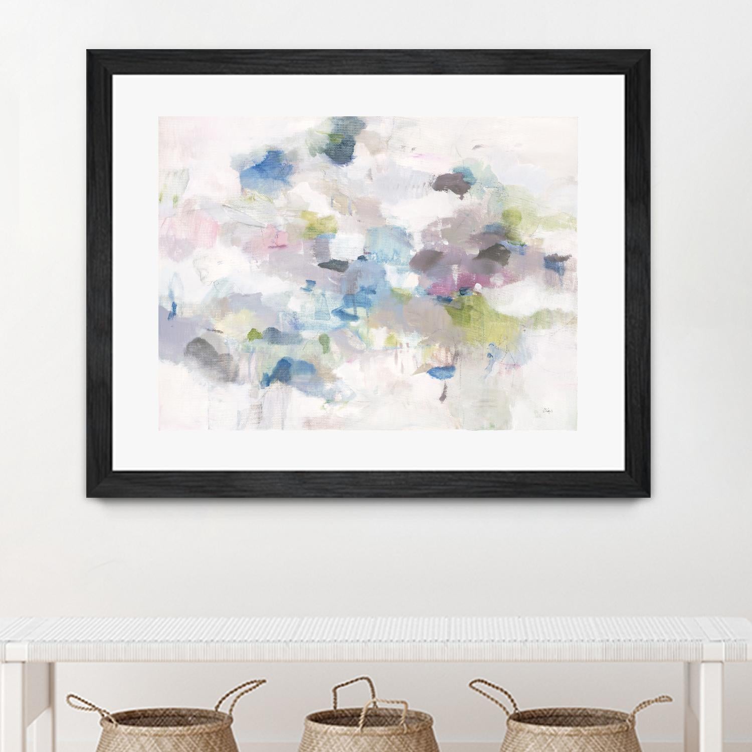 Once Again by Lisa Ridgers on GIANT ART - blues abstract