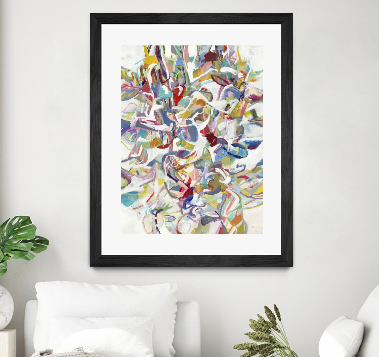 Today In Play by Lisa Ridgers on GIANT ART - blues abstract