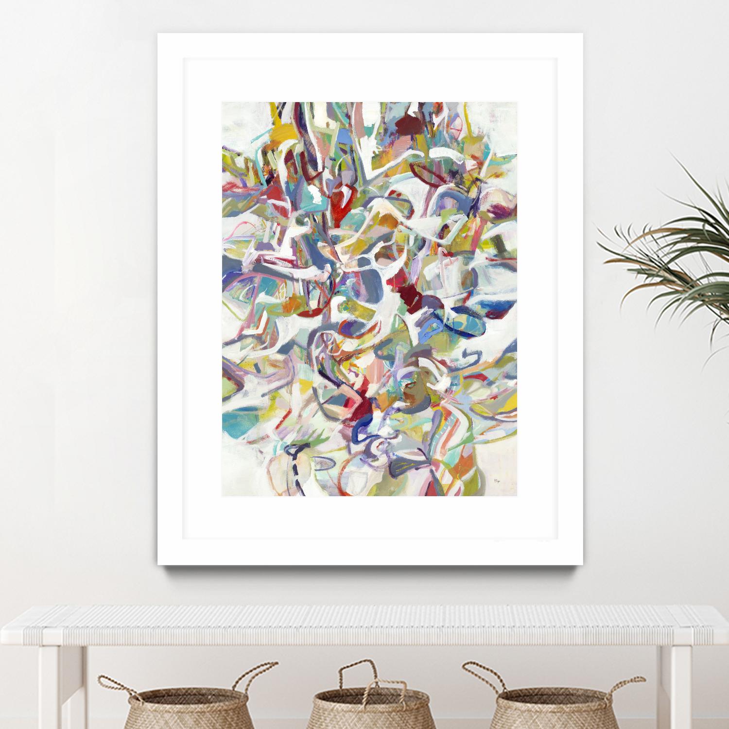 Today In Play by Lisa Ridgers on GIANT ART - blues abstract