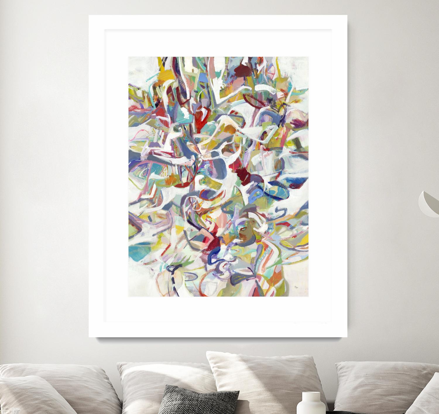 Today In Play by Lisa Ridgers on GIANT ART - blues abstract