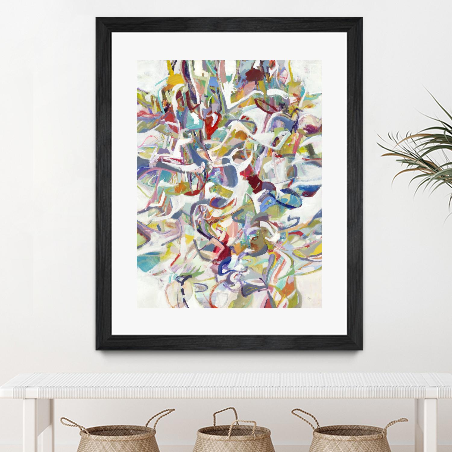 Today In Play by Lisa Ridgers on GIANT ART - blues abstract