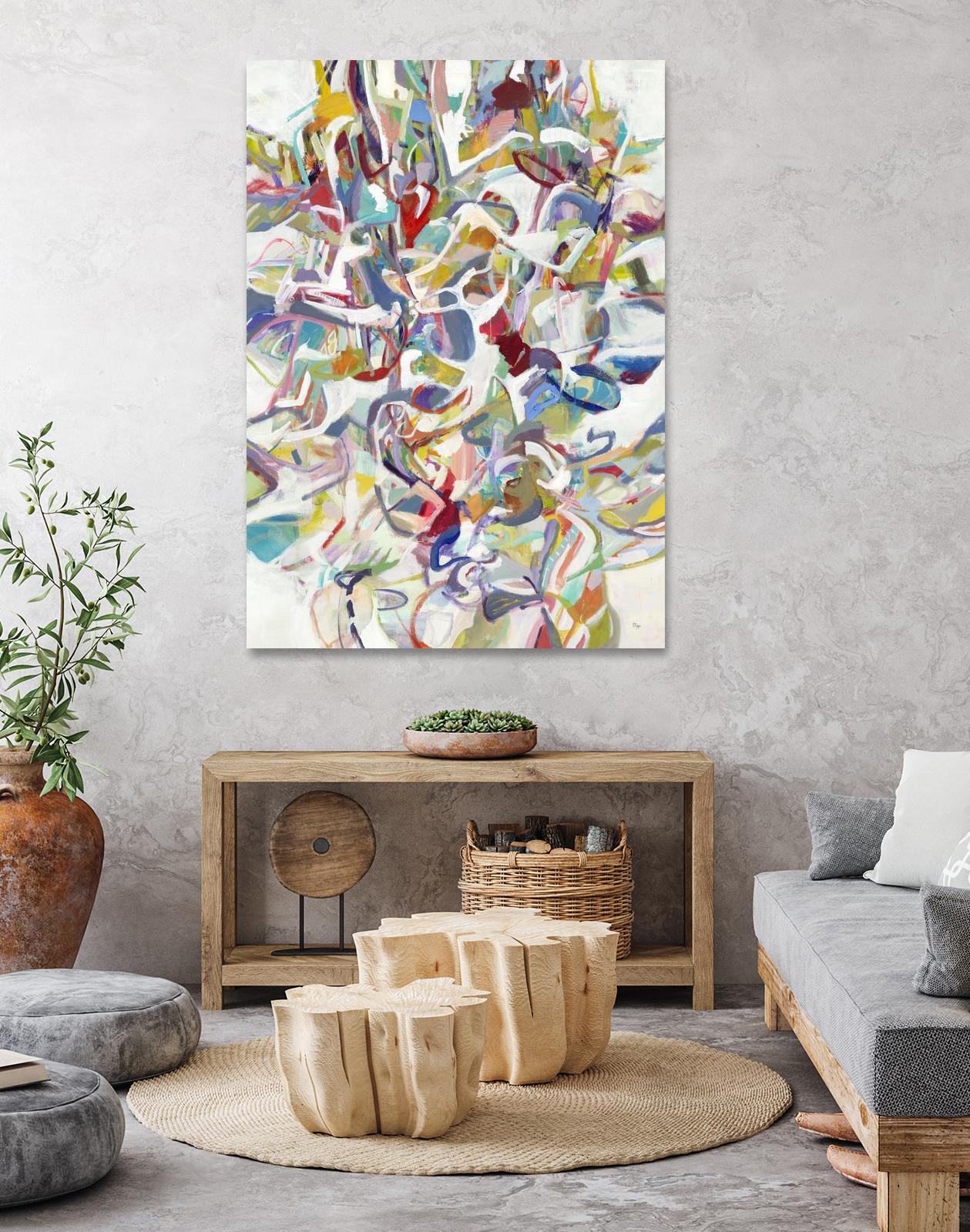 Today In Play by Lisa Ridgers on GIANT ART - blues abstract