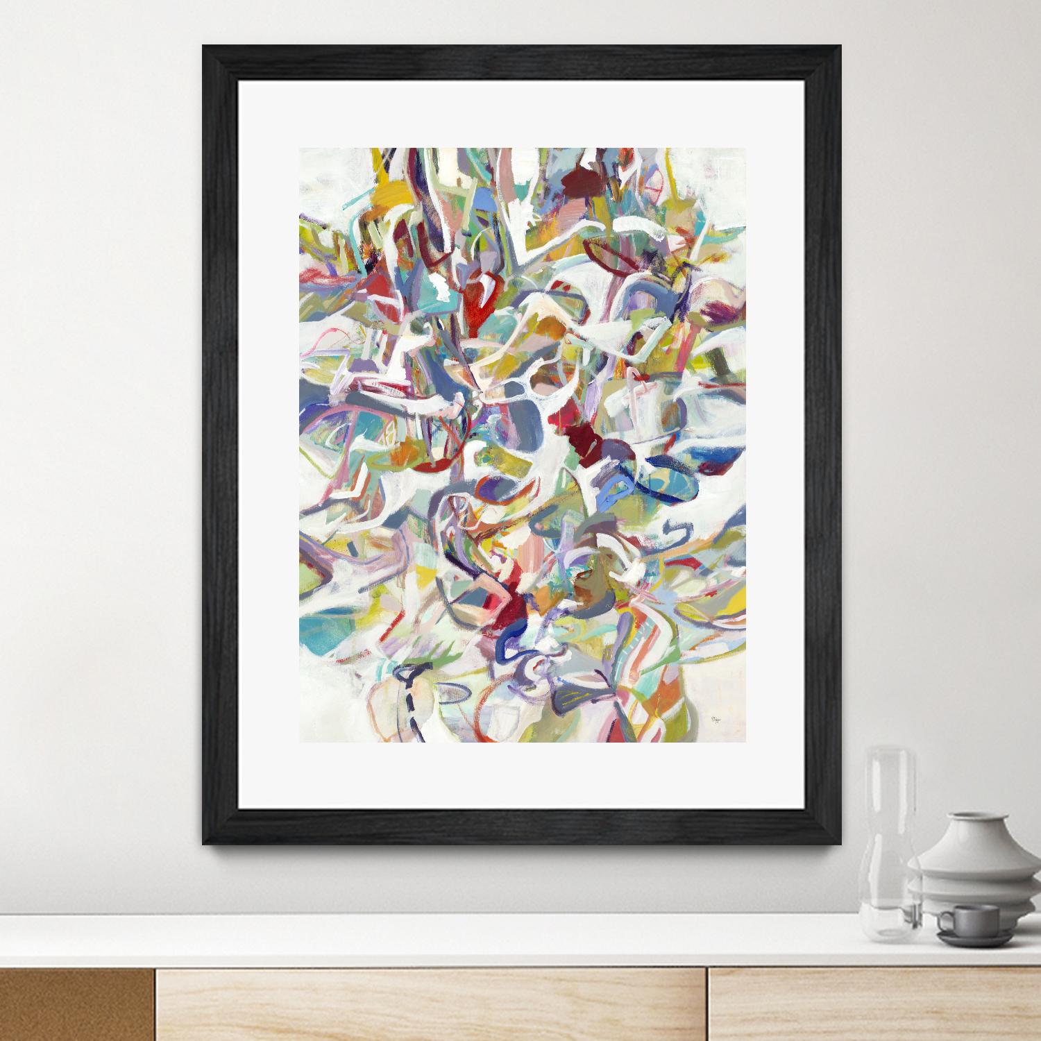 Today In Play by Lisa Ridgers on GIANT ART - blues abstract