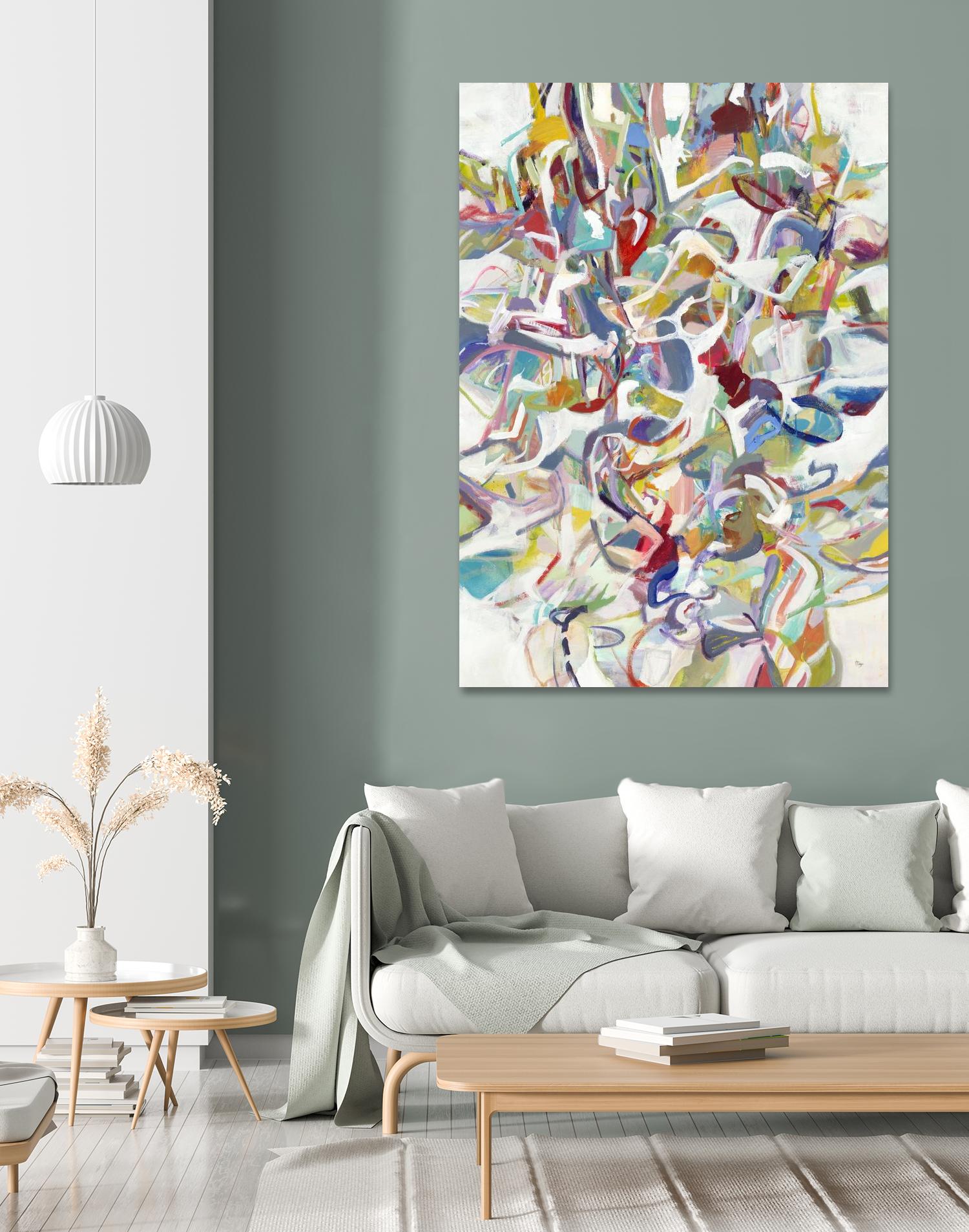 Today In Play by Lisa Ridgers on GIANT ART - blues abstract