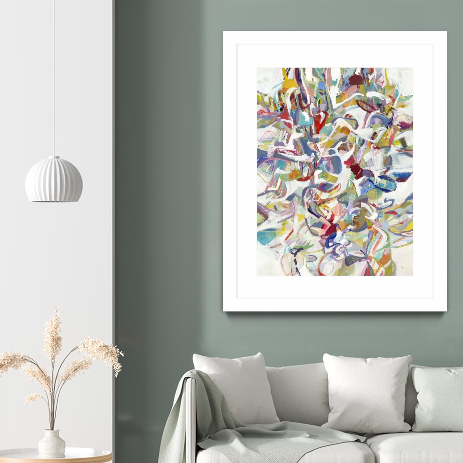 Today In Play by Lisa Ridgers on GIANT ART - blues abstract