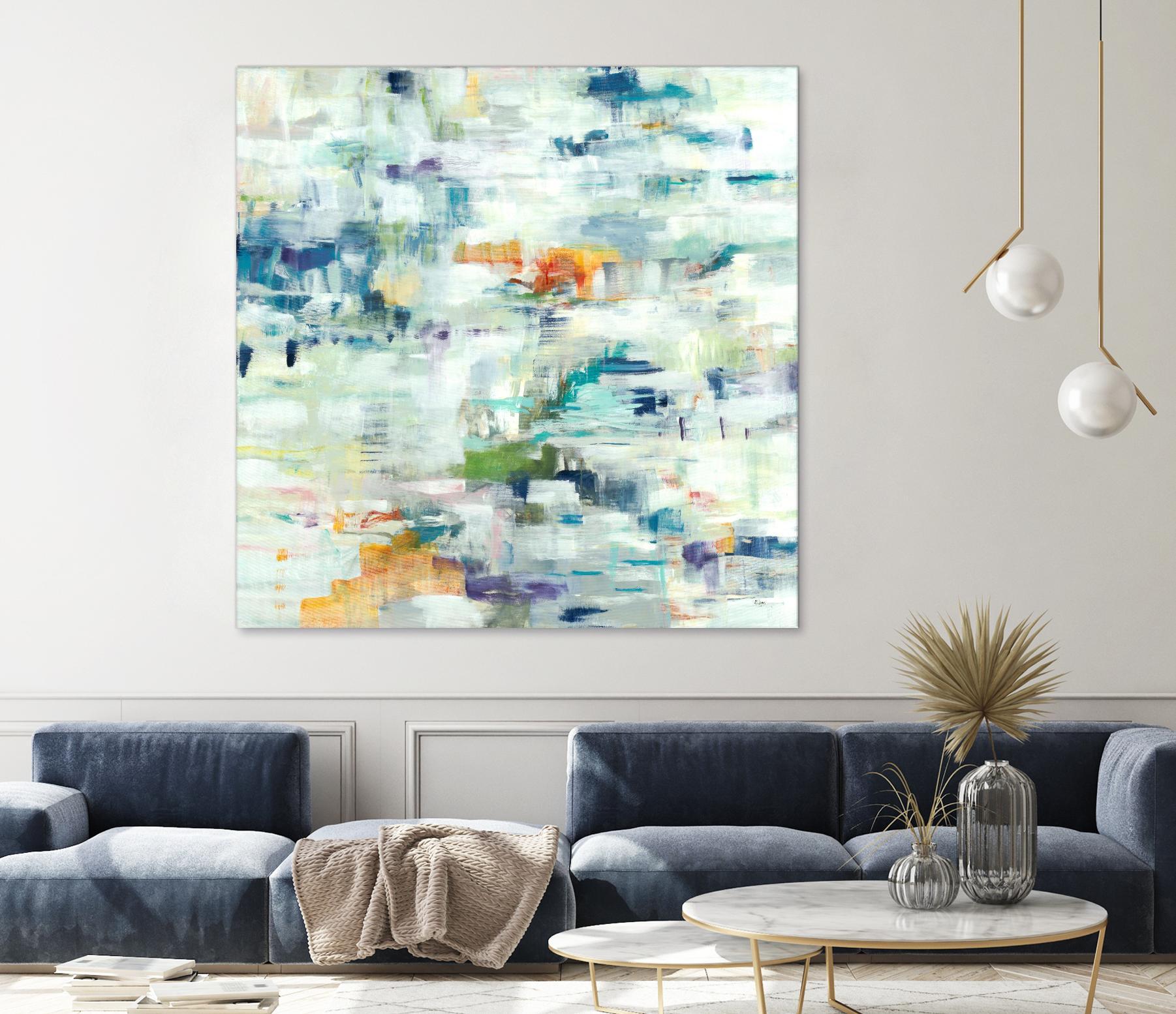 Conclusion Of The Day by Lisa Ridgers on GIANT ART - whites & creams abstract white