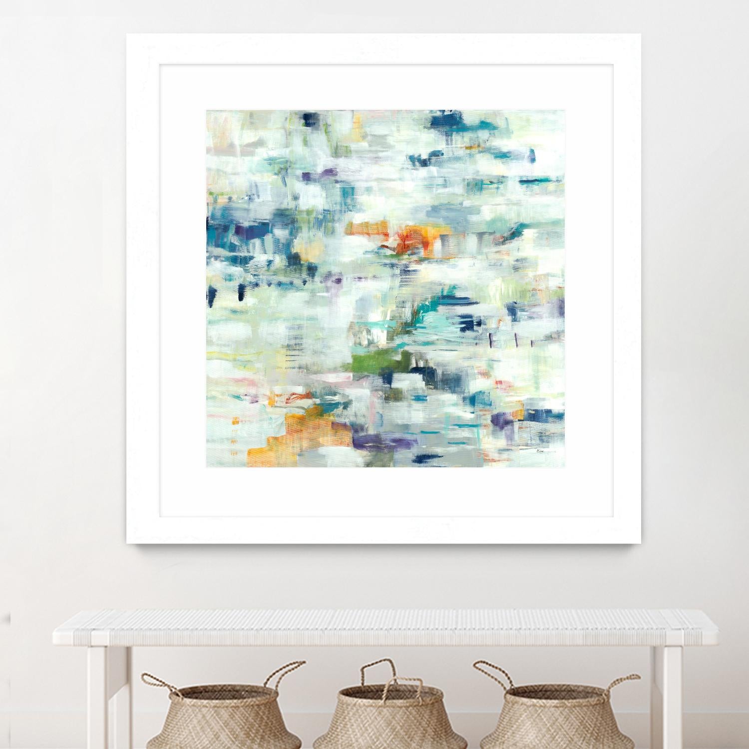 Conclusion Of The Day by Lisa Ridgers on GIANT ART - whites & creams abstract white