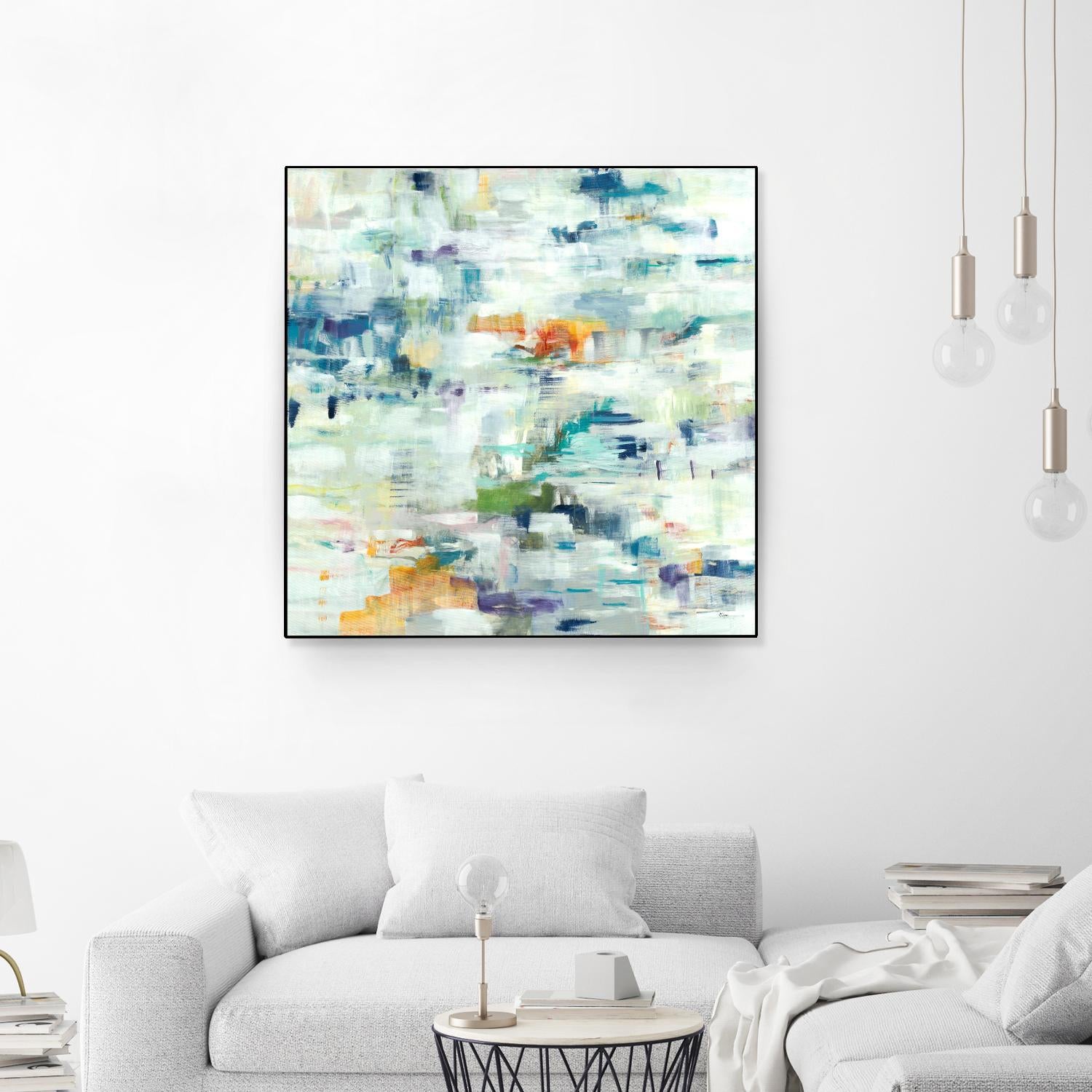 Conclusion Of The Day by Lisa Ridgers on GIANT ART - whites & creams abstract white