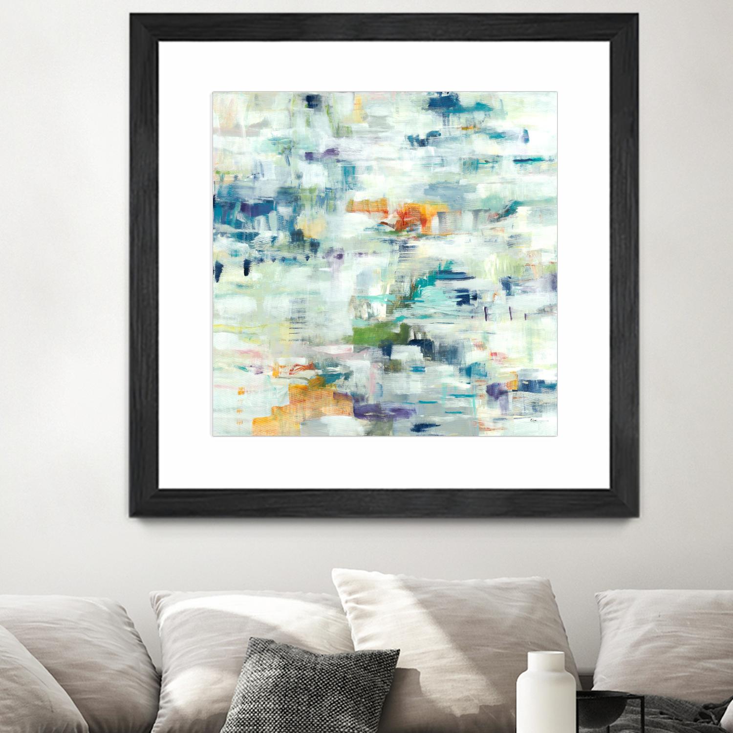 Conclusion Of The Day by Lisa Ridgers on GIANT ART - whites & creams abstract white