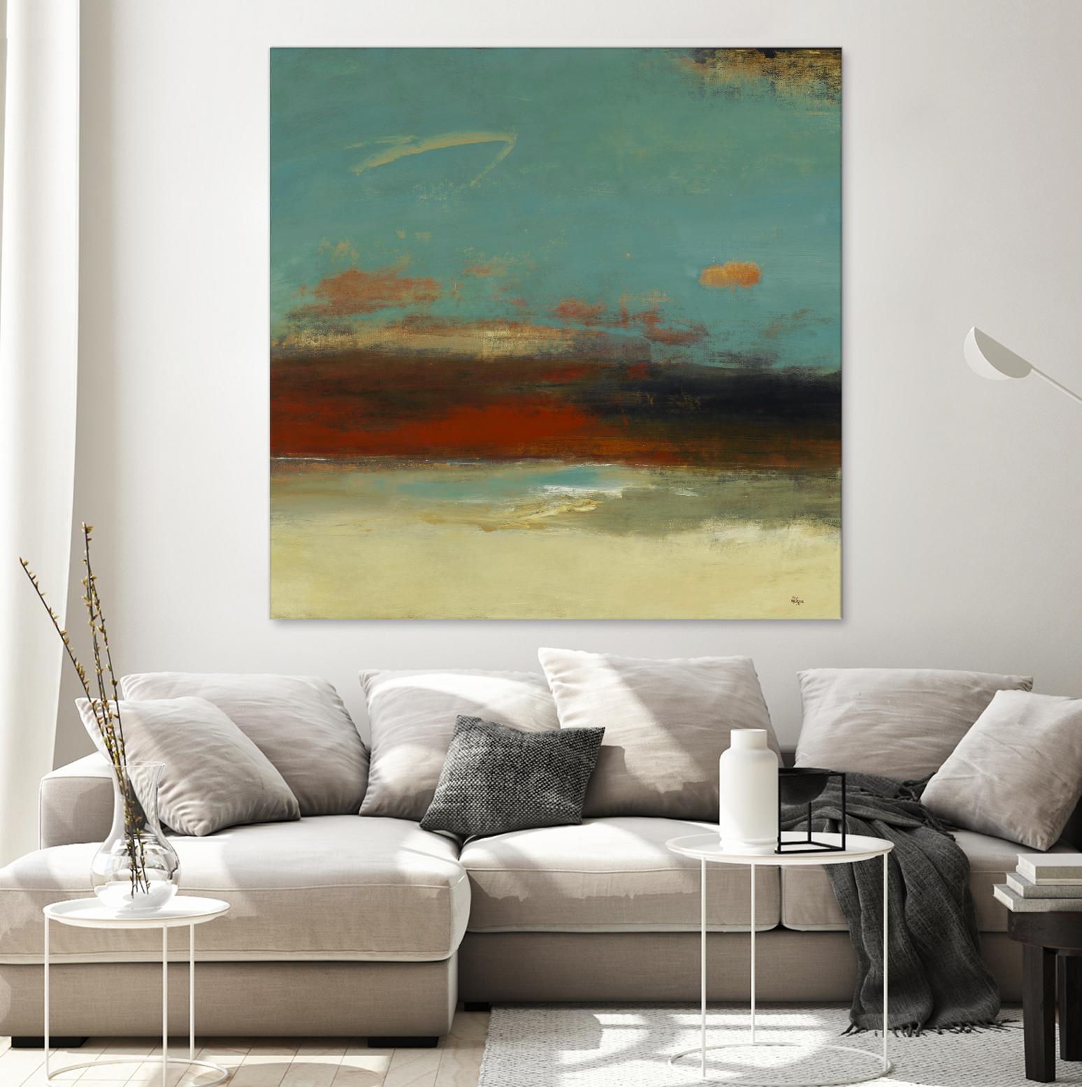 Suggested View by Lisa Ridgers on GIANT ART - rust abstract