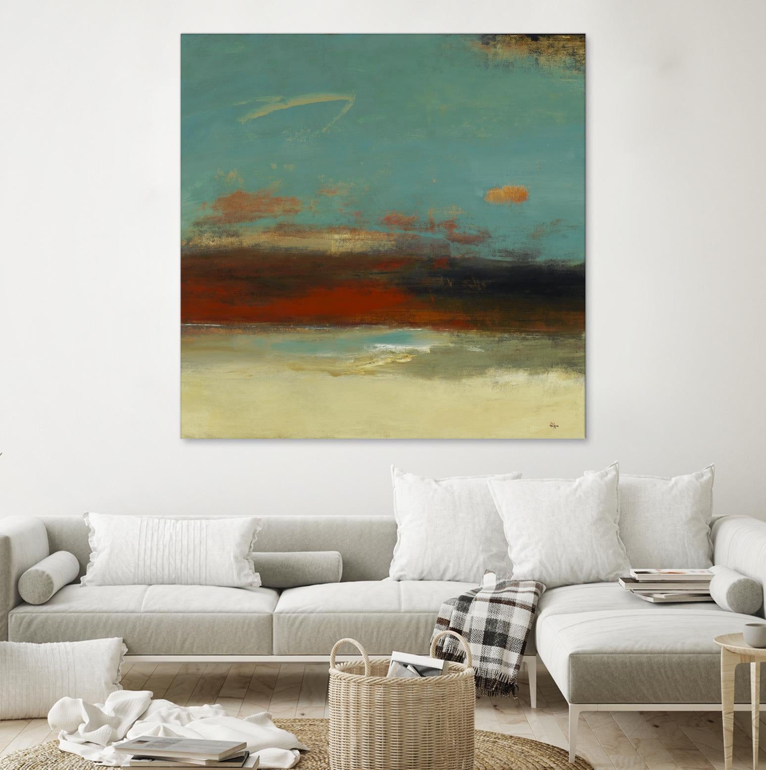 Suggested View by Lisa Ridgers on GIANT ART - rust abstract