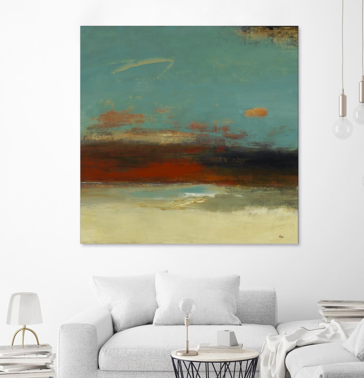 Suggested View by Lisa Ridgers on GIANT ART - rust abstract