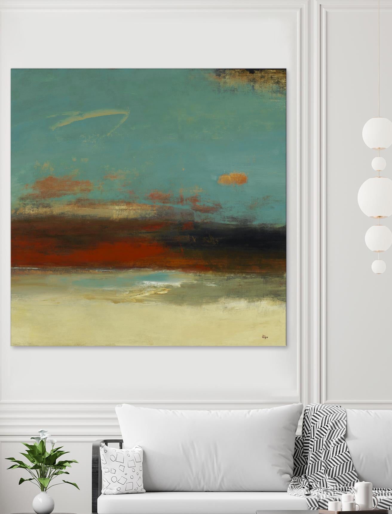 Suggested View by Lisa Ridgers on GIANT ART - rust abstract