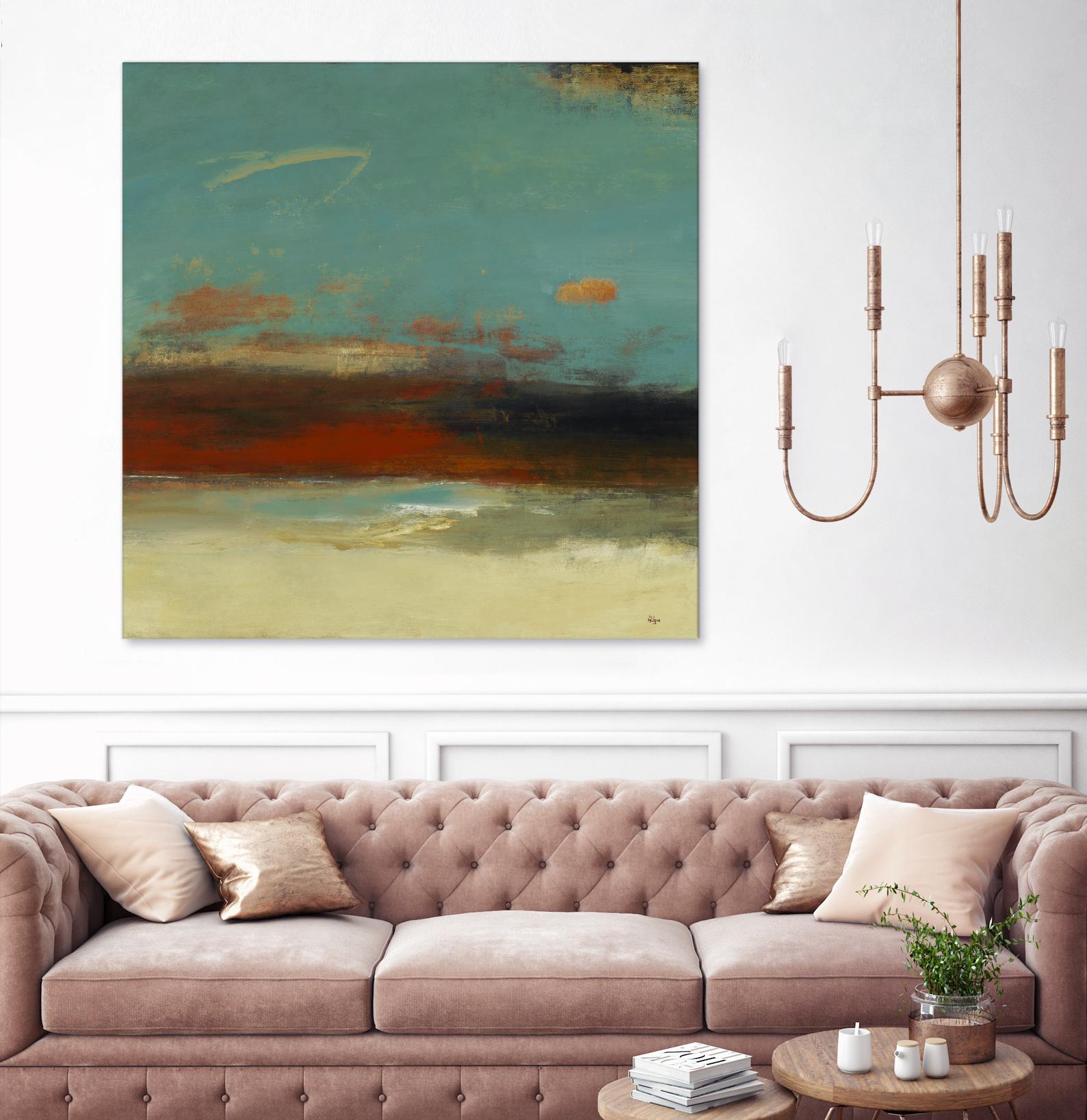 Suggested View by Lisa Ridgers on GIANT ART - rust abstract