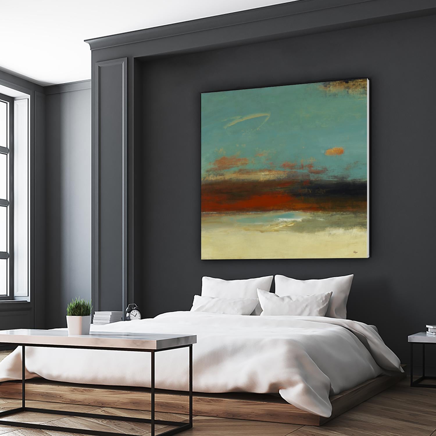 Suggested View by Lisa Ridgers on GIANT ART - rust abstract