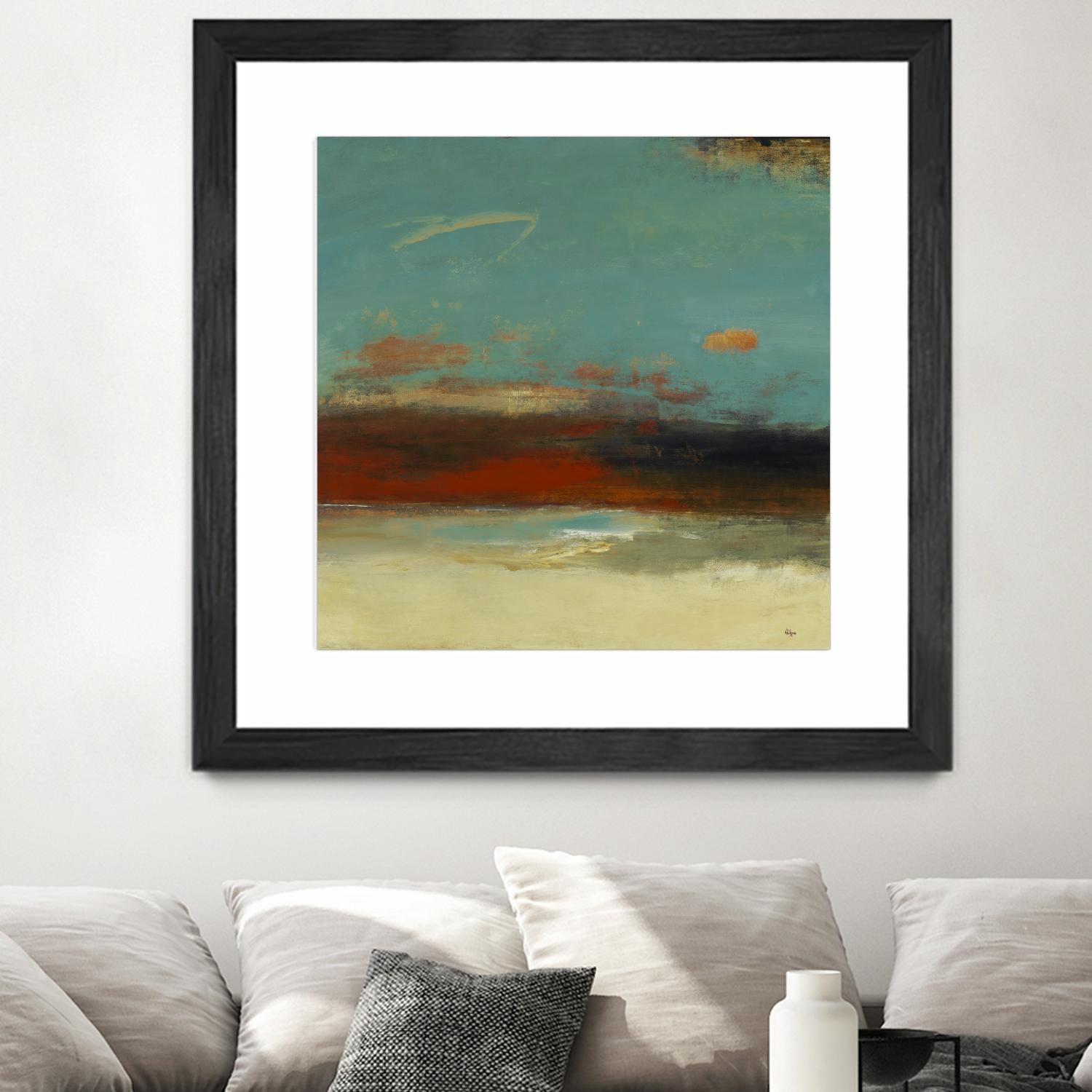 Suggested View by Lisa Ridgers on GIANT ART - rust abstract