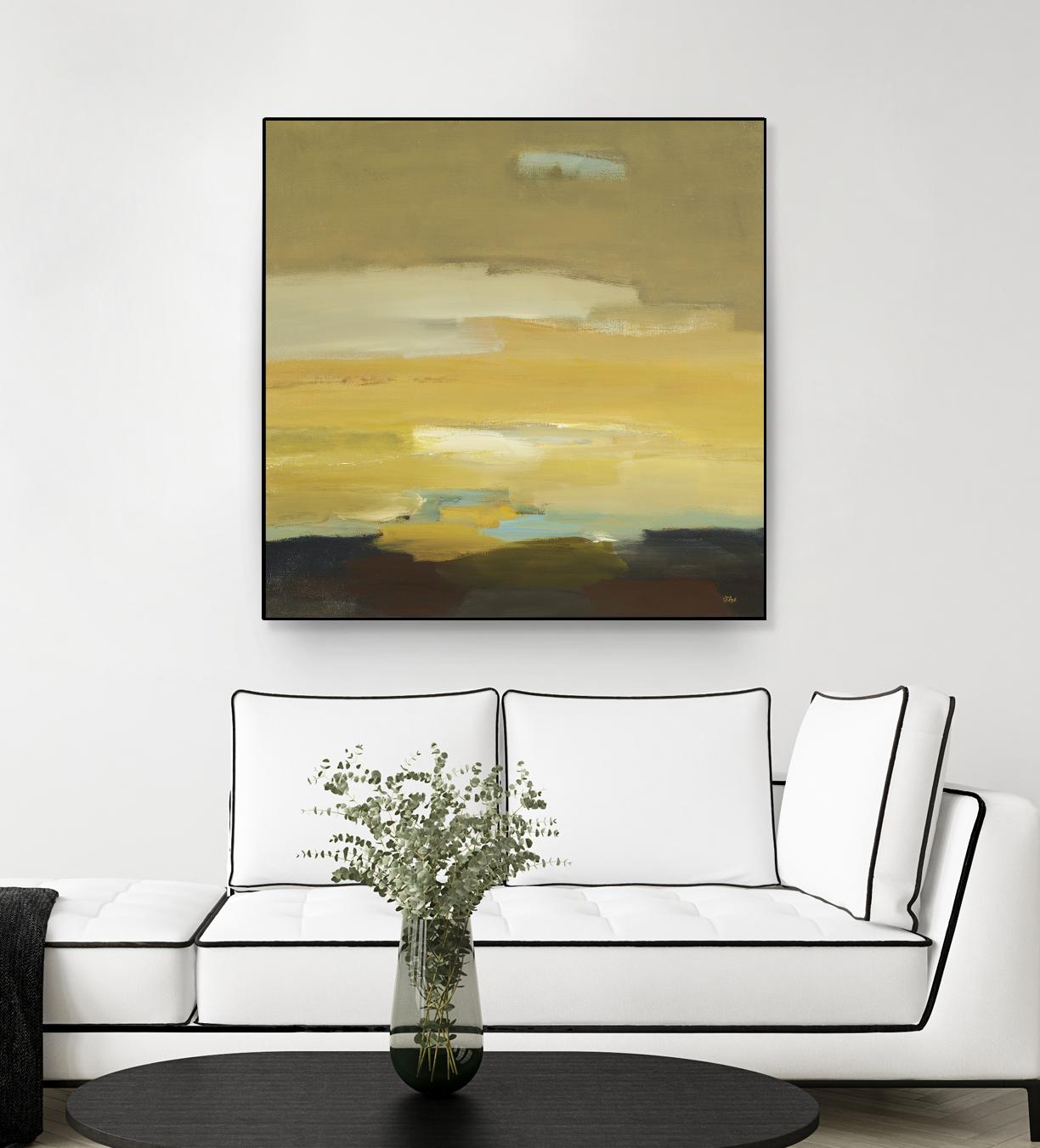 Contemporary Landscape II by Lisa Ridgers on GIANT ART - brown abstract