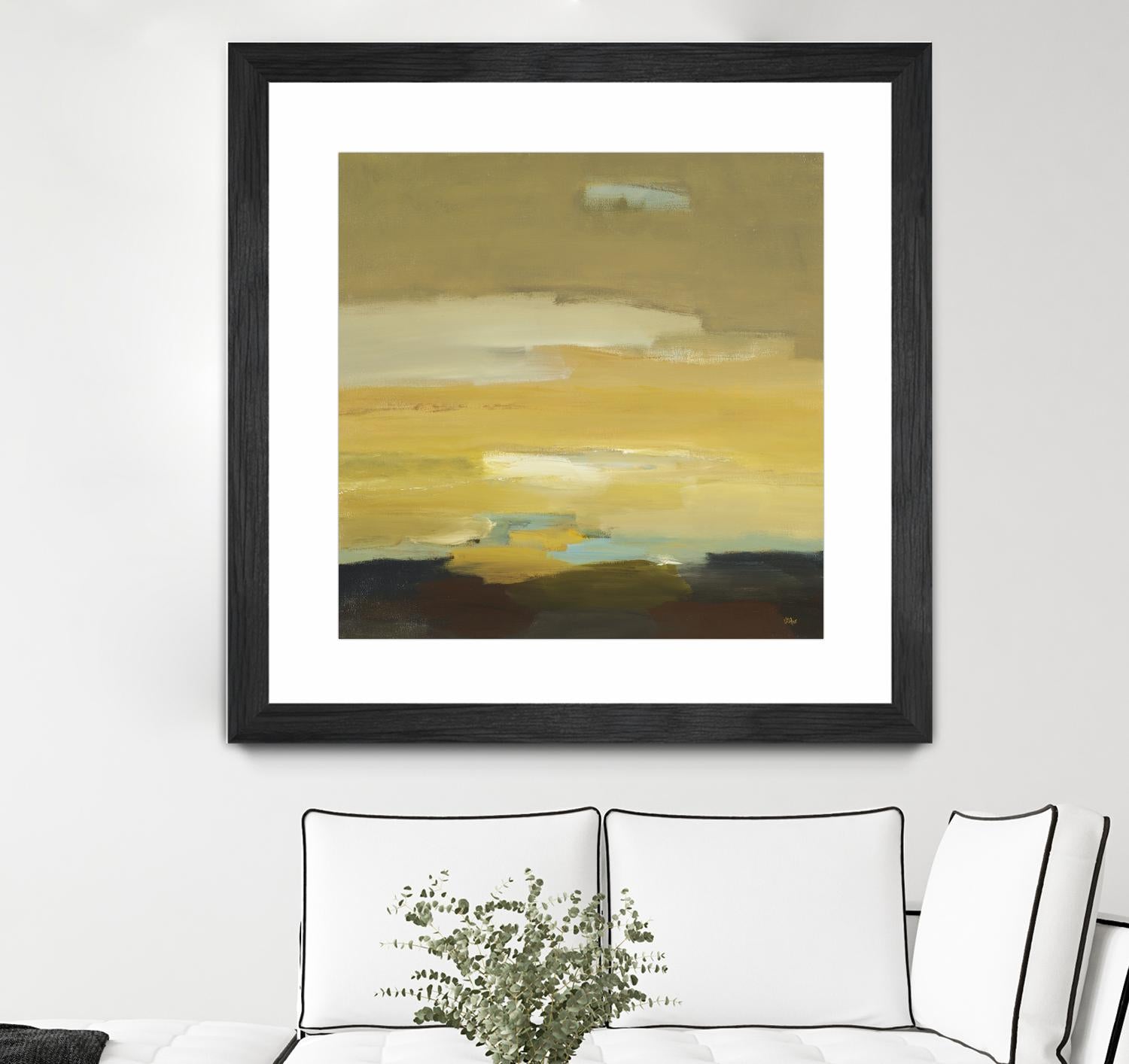 Contemporary Landscape II by Lisa Ridgers on GIANT ART - brown abstract