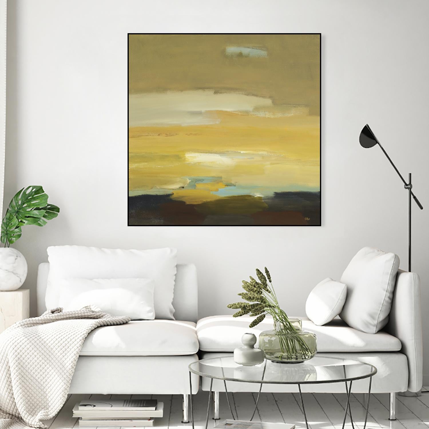 Contemporary Landscape II by Lisa Ridgers on GIANT ART - brown abstract