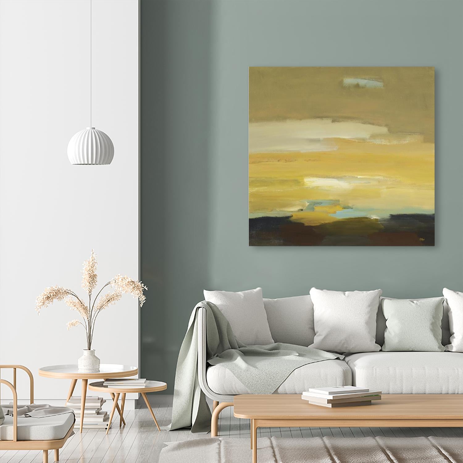 Contemporary Landscape II by Lisa Ridgers on GIANT ART - brown abstract