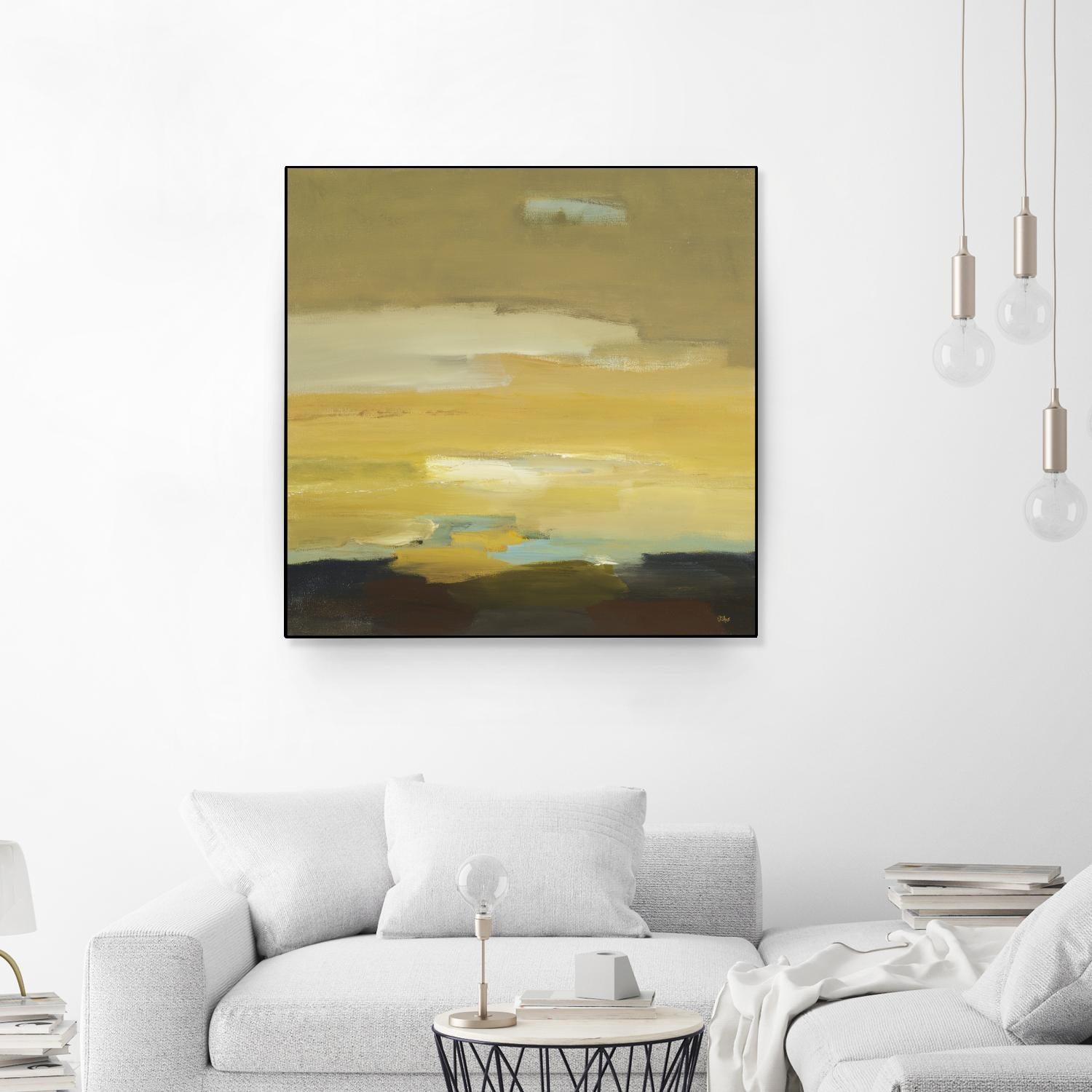 Contemporary Landscape II by Lisa Ridgers on GIANT ART - brown abstract