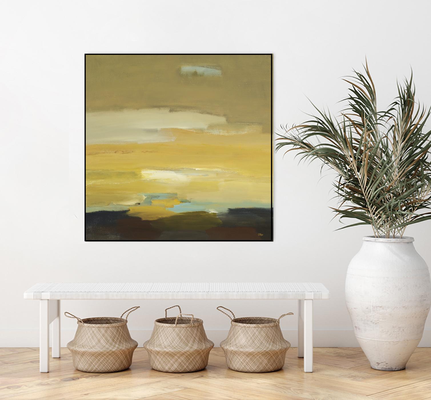 Contemporary Landscape II by Lisa Ridgers on GIANT ART - brown abstract