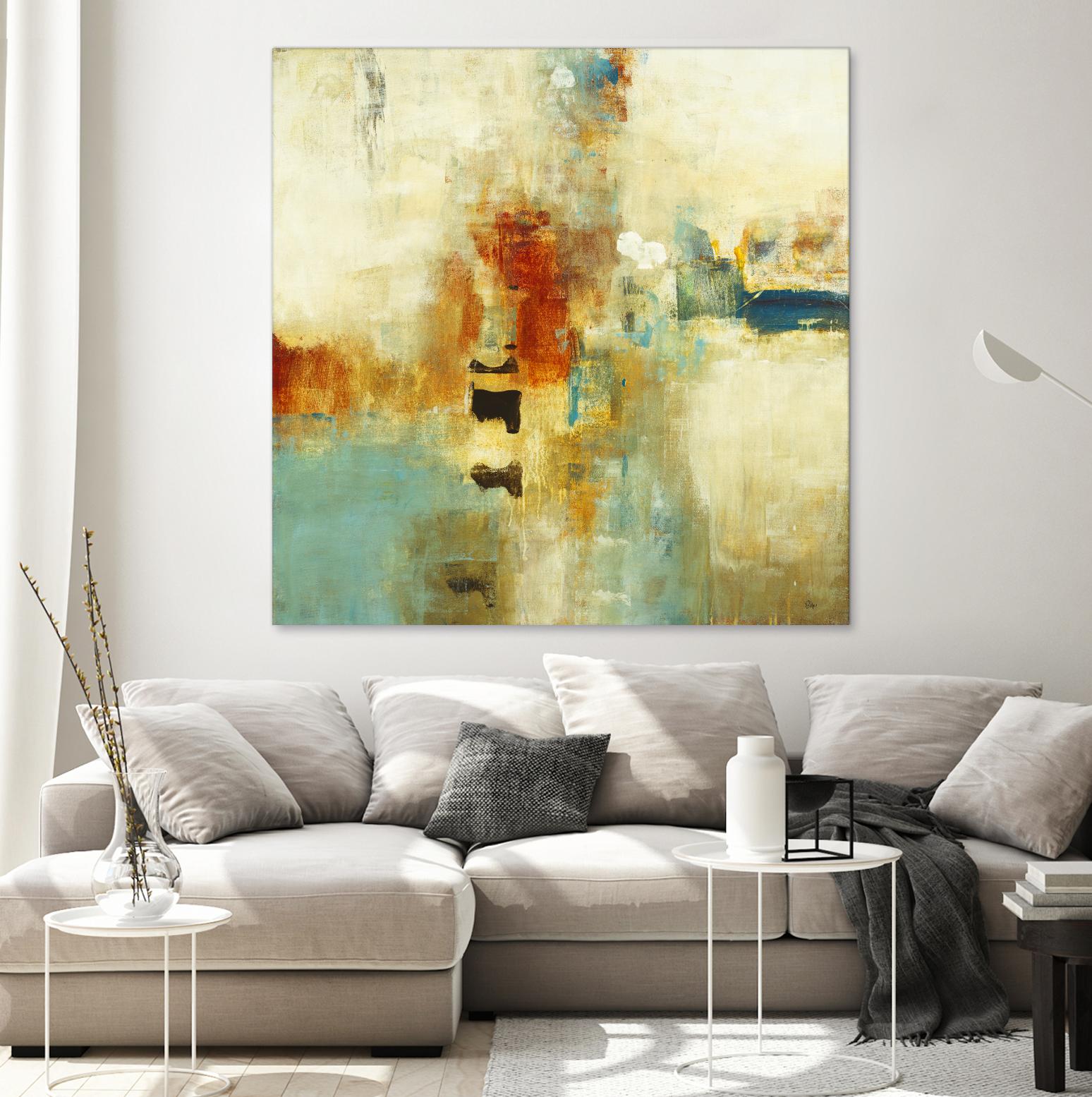 Casual Fling by Lisa Ridgers on GIANT ART - orange abstract