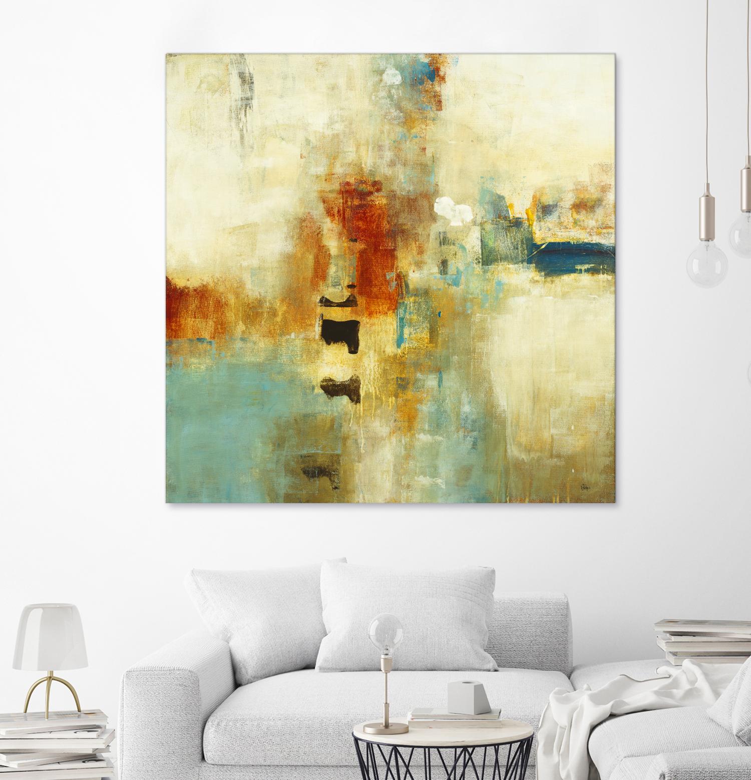 Casual Fling by Lisa Ridgers on GIANT ART - orange abstract