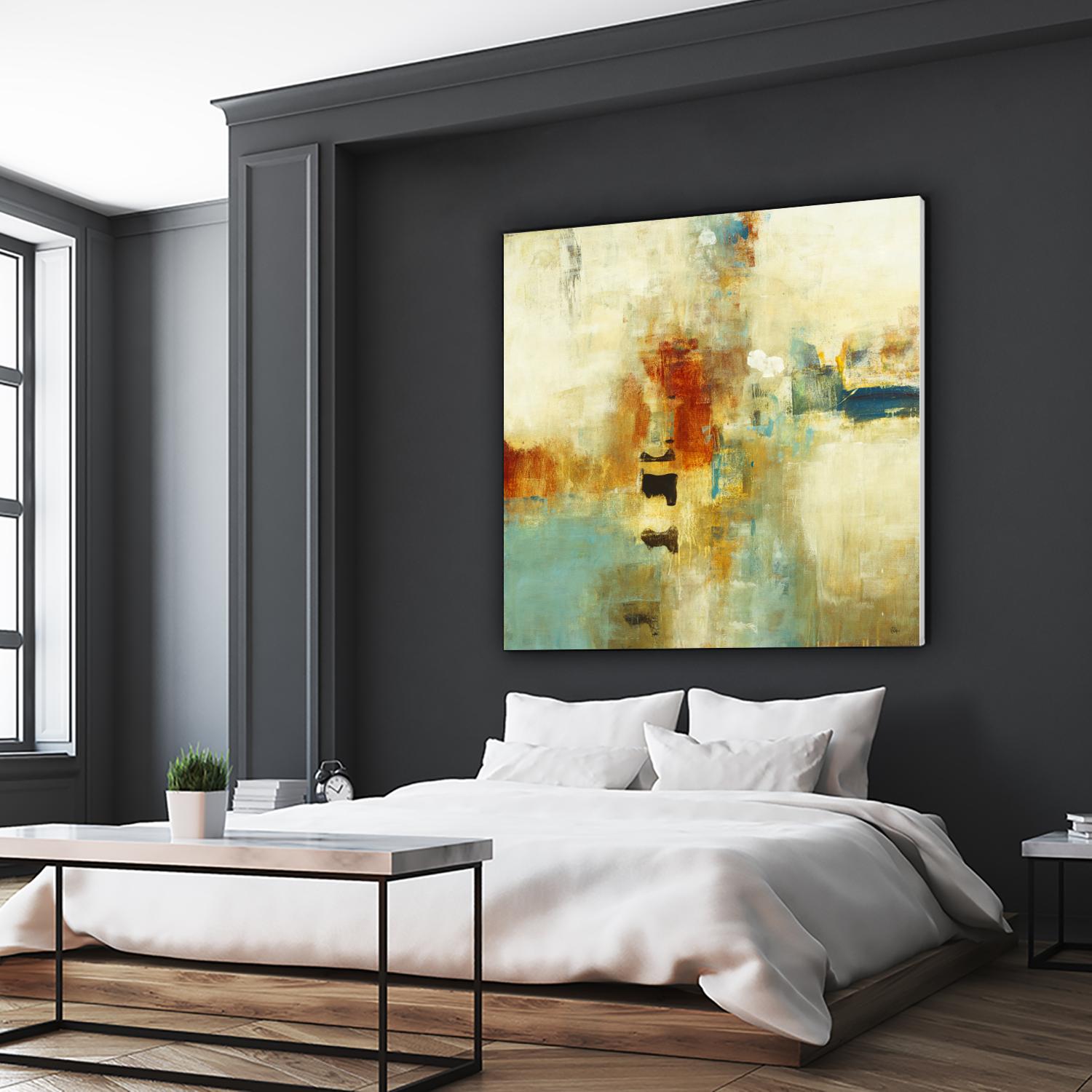 Casual Fling by Lisa Ridgers on GIANT ART - orange abstract