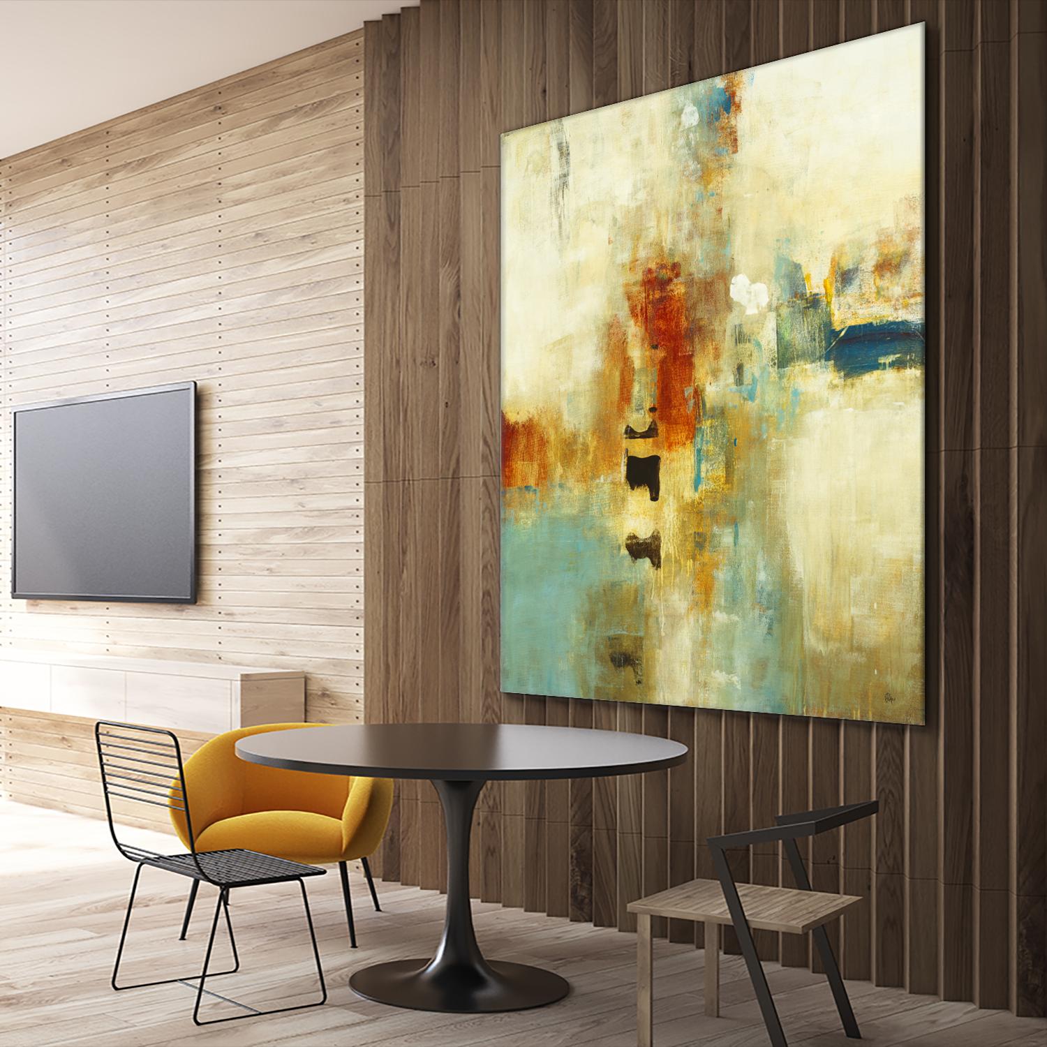 Casual Fling by Lisa Ridgers on GIANT ART - orange abstract