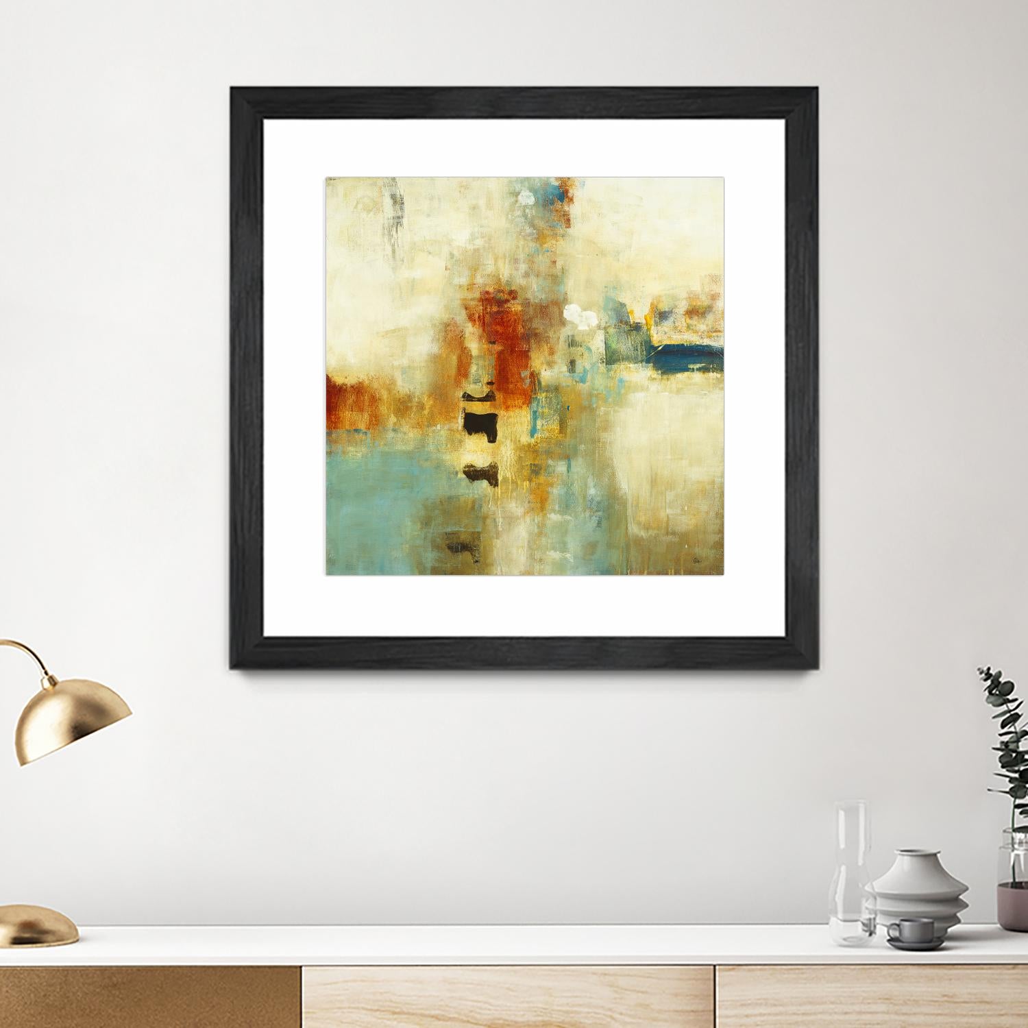 Casual Fling by Lisa Ridgers on GIANT ART - orange abstract