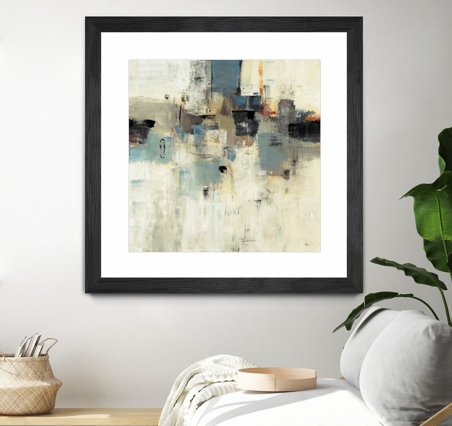 Let's Go II by Lisa Ridgers on GIANT ART - beige abstract