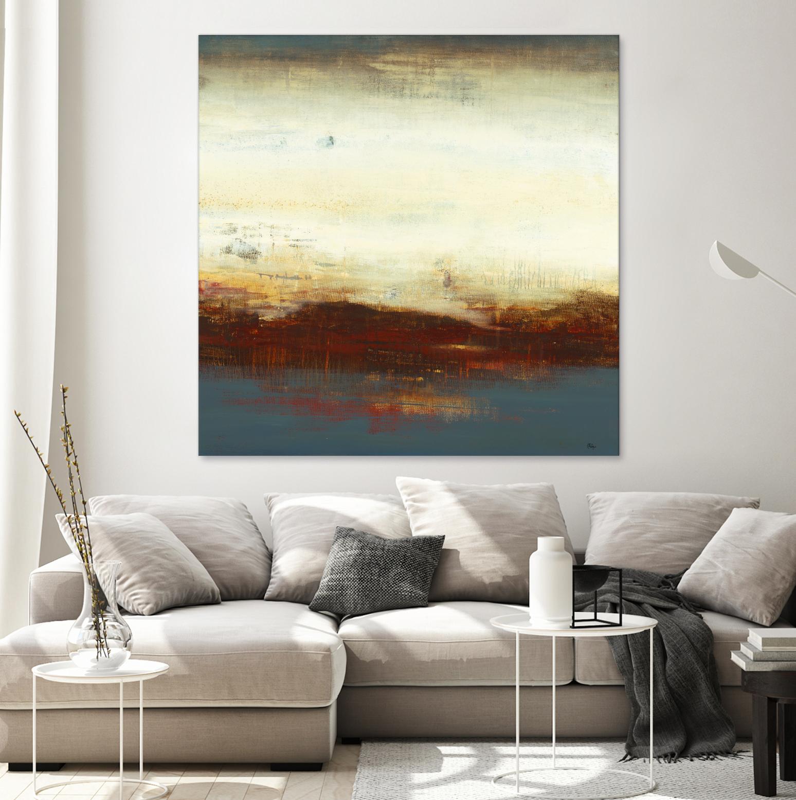 Layers of Life III by Lisa Ridgers on GIANT ART - brown abstract