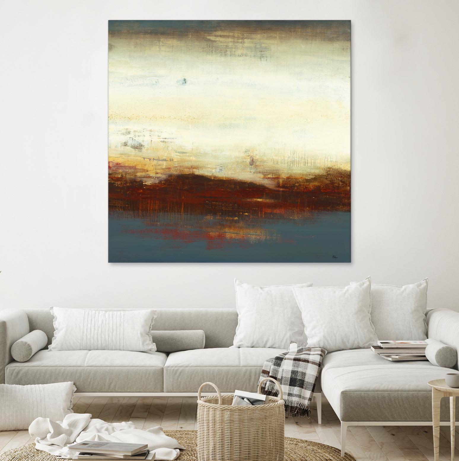 Layers of Life III by Lisa Ridgers on GIANT ART - brown abstract