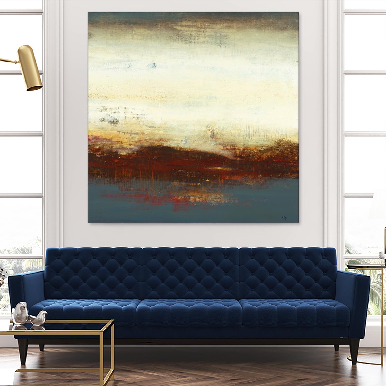 Layers of Life III by Lisa Ridgers on GIANT ART - brown abstract