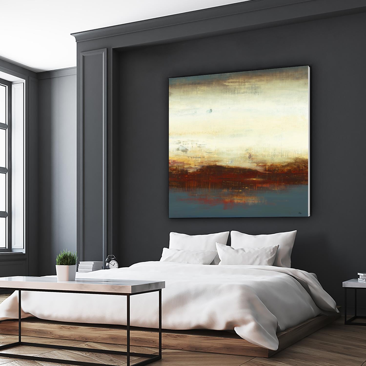 Layers of Life III by Lisa Ridgers on GIANT ART - brown abstract