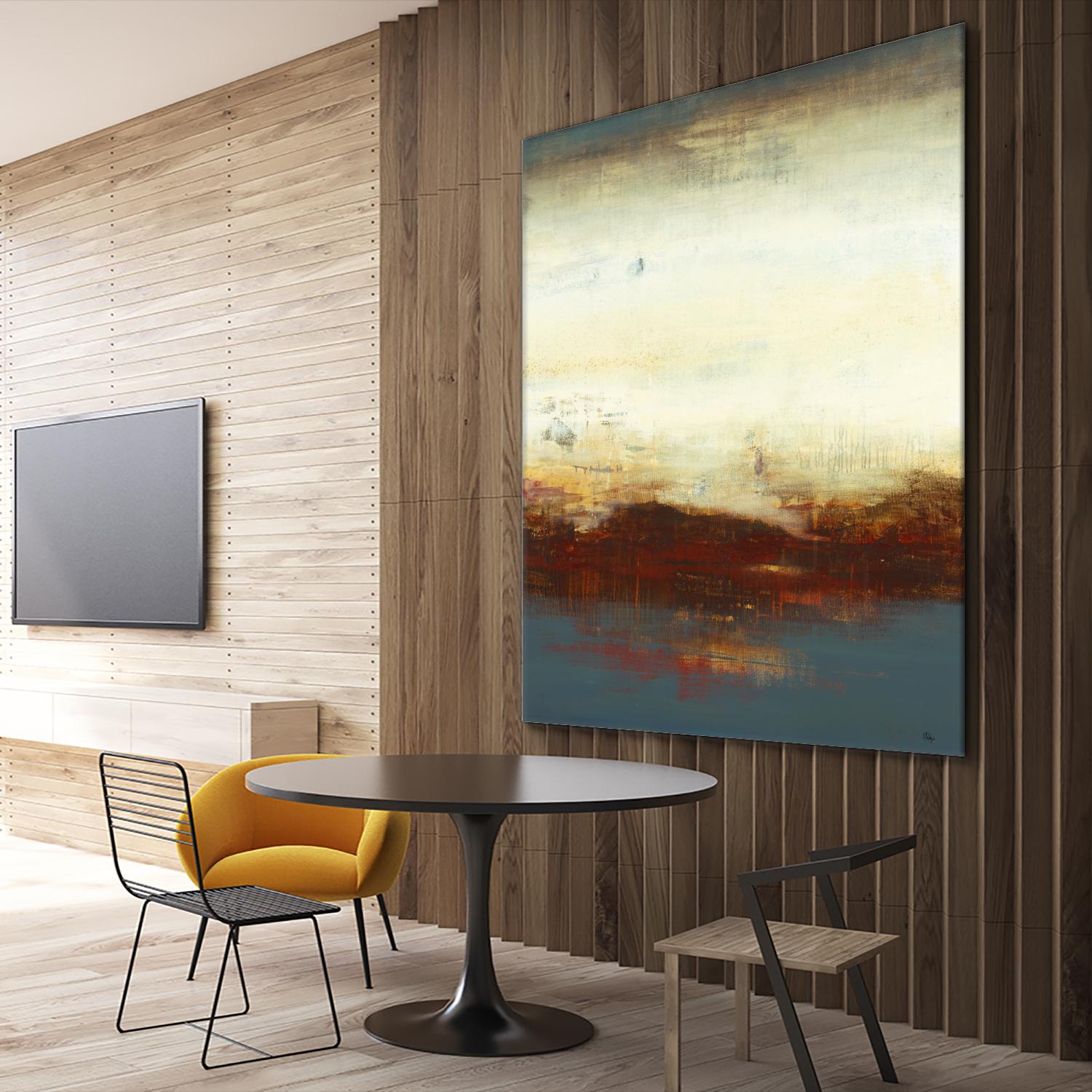 Layers of Life III by Lisa Ridgers on GIANT ART - brown abstract