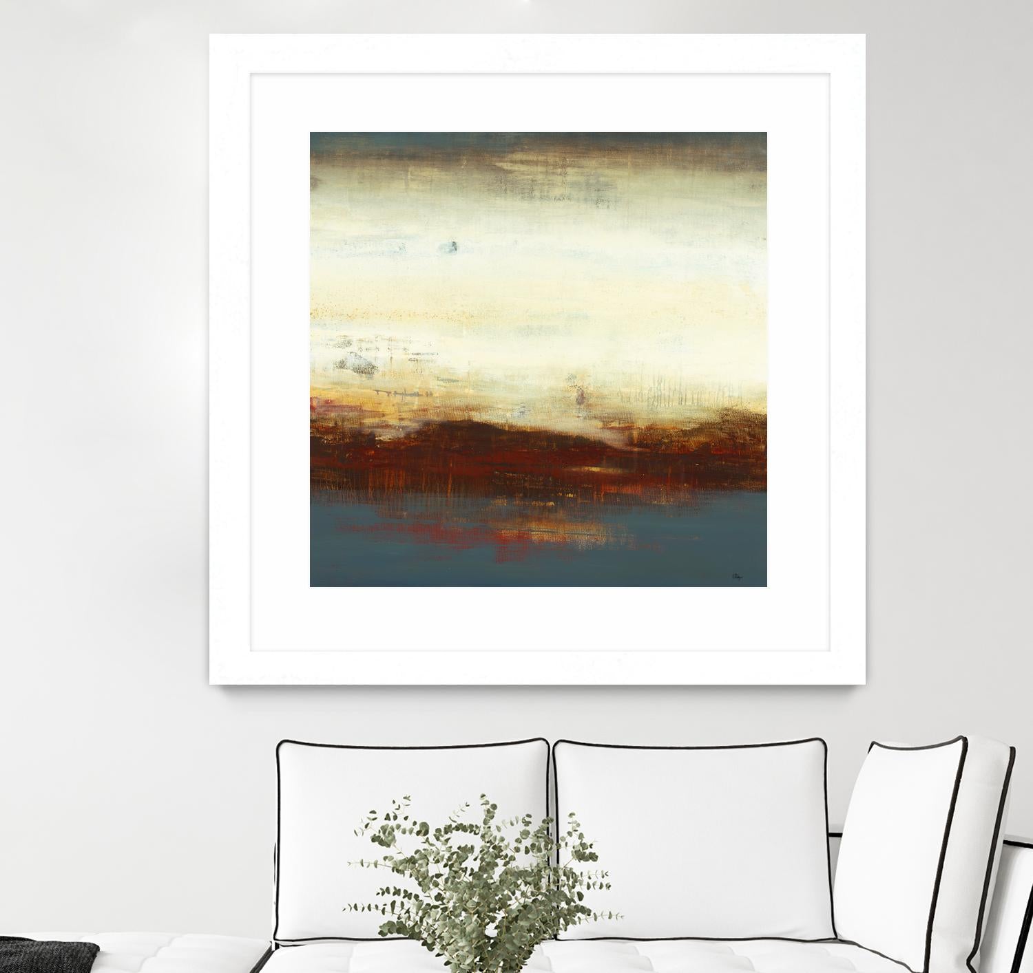 Layers of Life III by Lisa Ridgers on GIANT ART - brown abstract