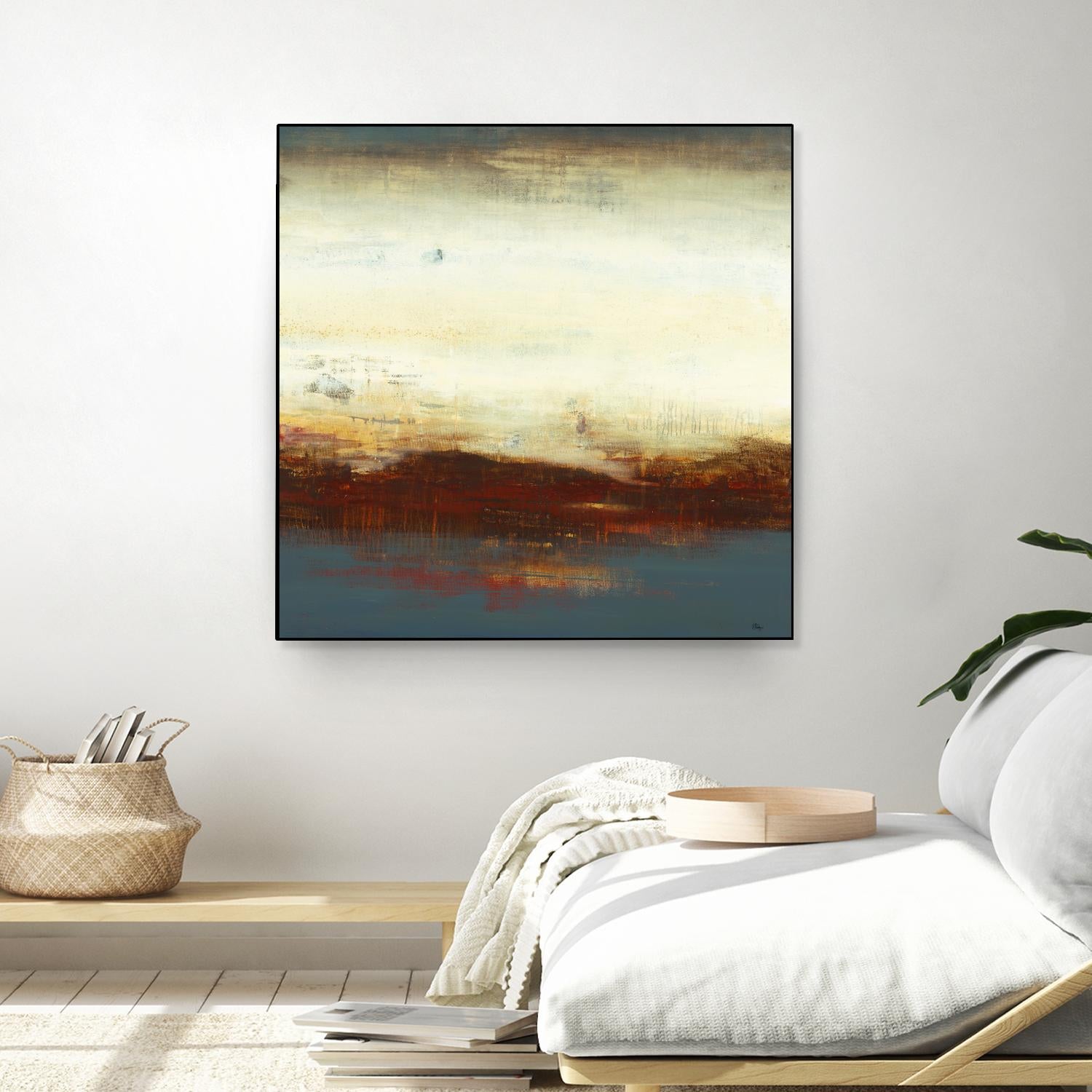 Layers of Life III by Lisa Ridgers on GIANT ART - brown abstract