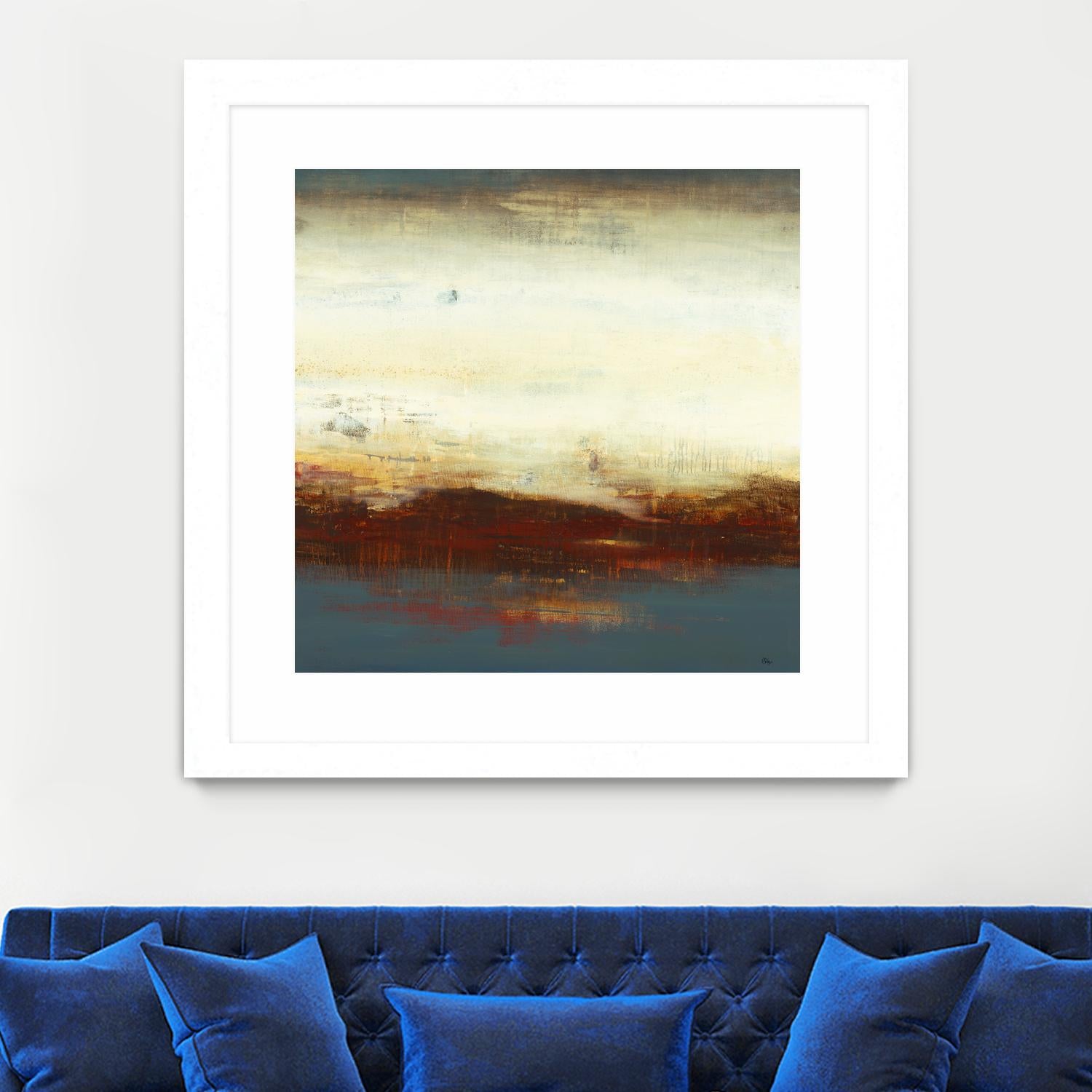Layers of Life III by Lisa Ridgers on GIANT ART - brown abstract