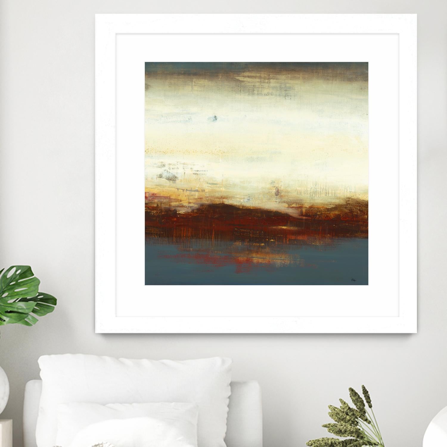 Layers of Life III by Lisa Ridgers on GIANT ART - brown abstract