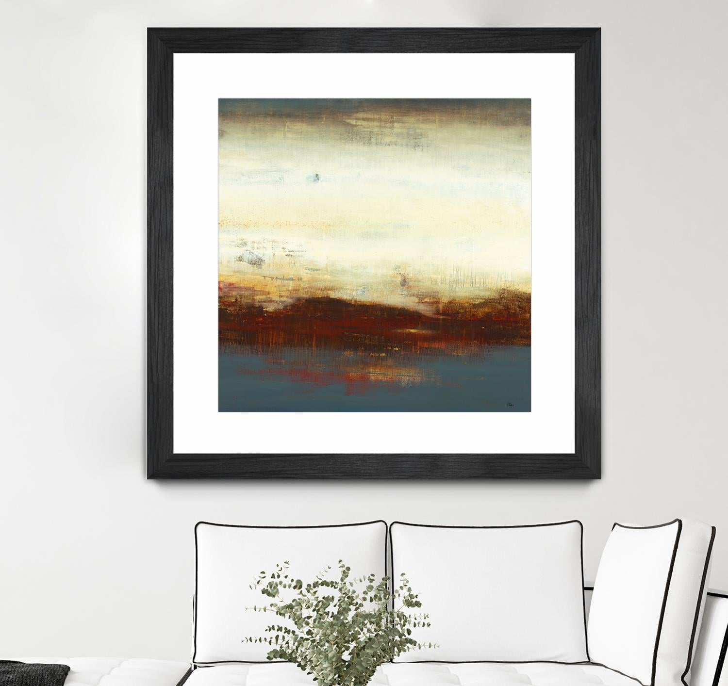 Layers of Life III by Lisa Ridgers on GIANT ART - brown abstract