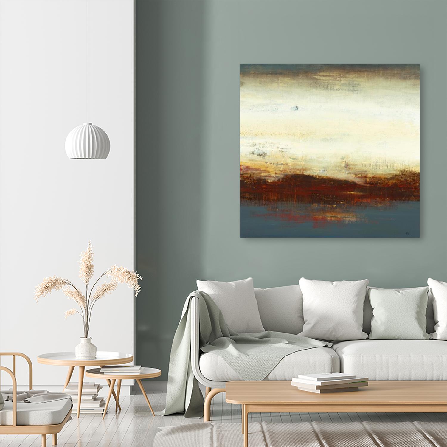 Layers of Life III by Lisa Ridgers on GIANT ART - brown abstract