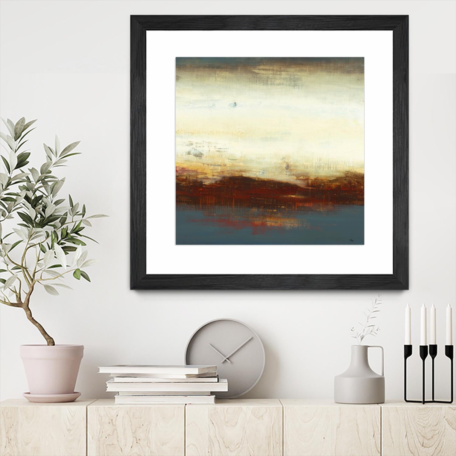 Layers of Life III by Lisa Ridgers on GIANT ART - brown abstract