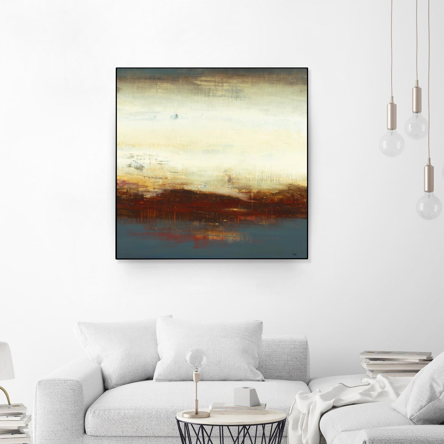 Layers of Life III by Lisa Ridgers on GIANT ART - brown abstract