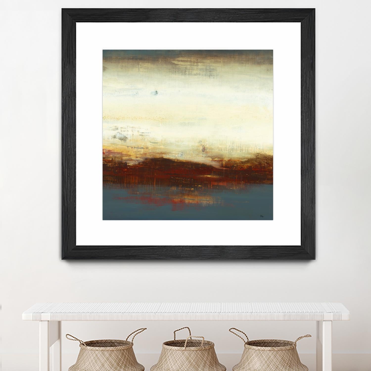 Layers of Life III by Lisa Ridgers on GIANT ART - brown abstract